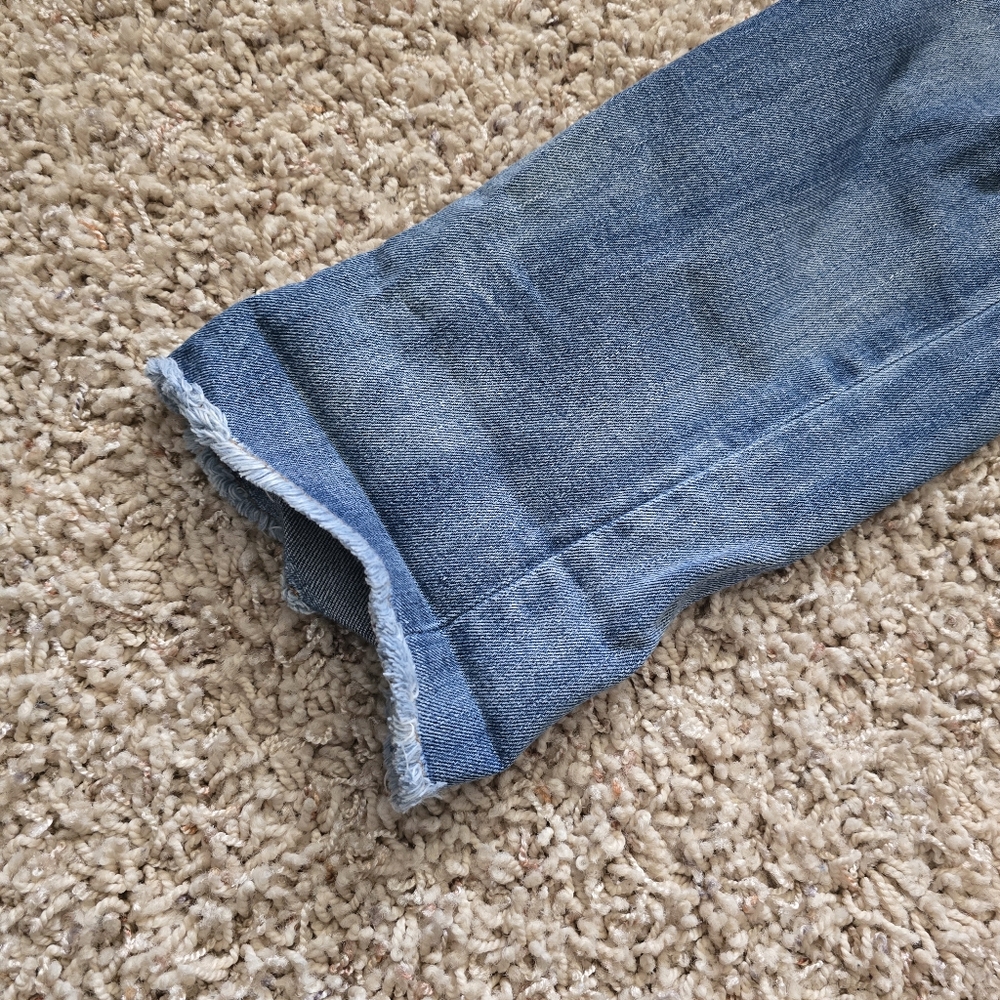 American Eagle Distressed Tomgirl Jeans - Picture 9 of 13